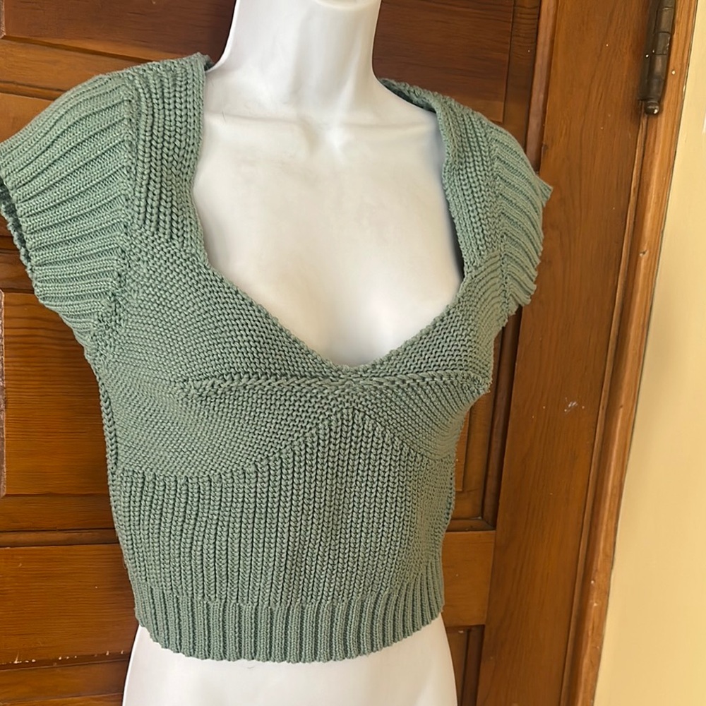 Z Supply• Green Knit Top